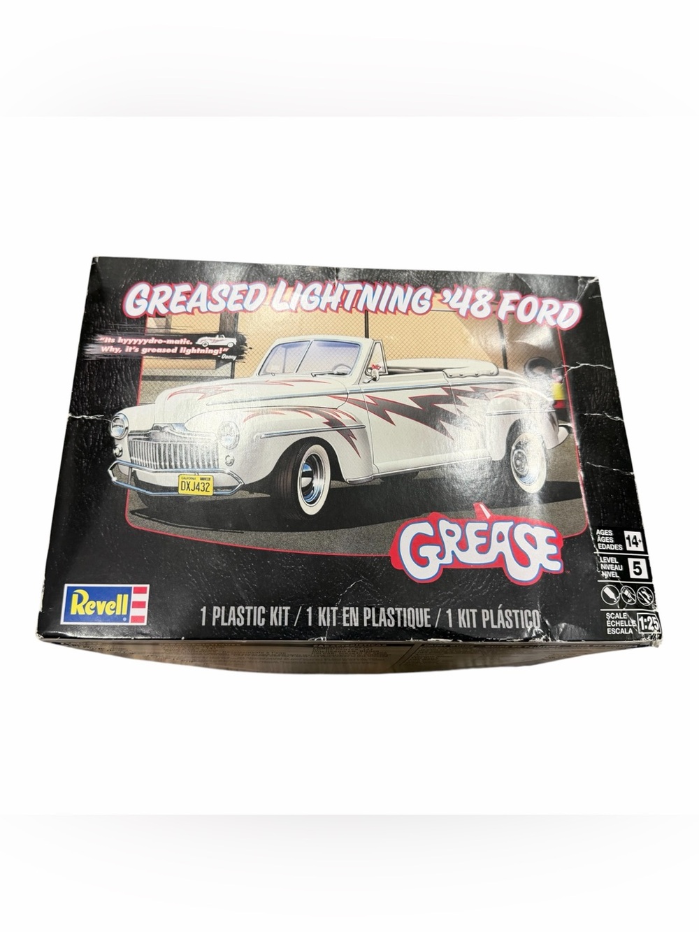 Revell Greased Lightning ‘48 Ford 1:25 Scale New Open Box With Decals Grease